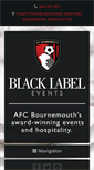 Mobile Screenshot of blacklabelevents.co.uk